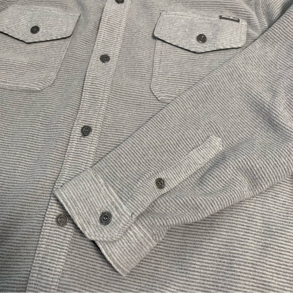 Men's Gray Button-Up Jacket Eddie Bauer - Picture 8 of 10